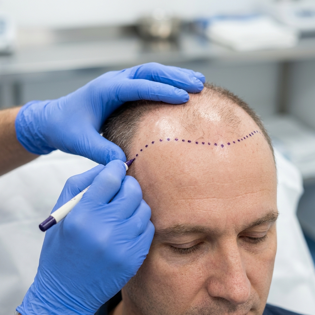 Hairline Reconstruction Technique